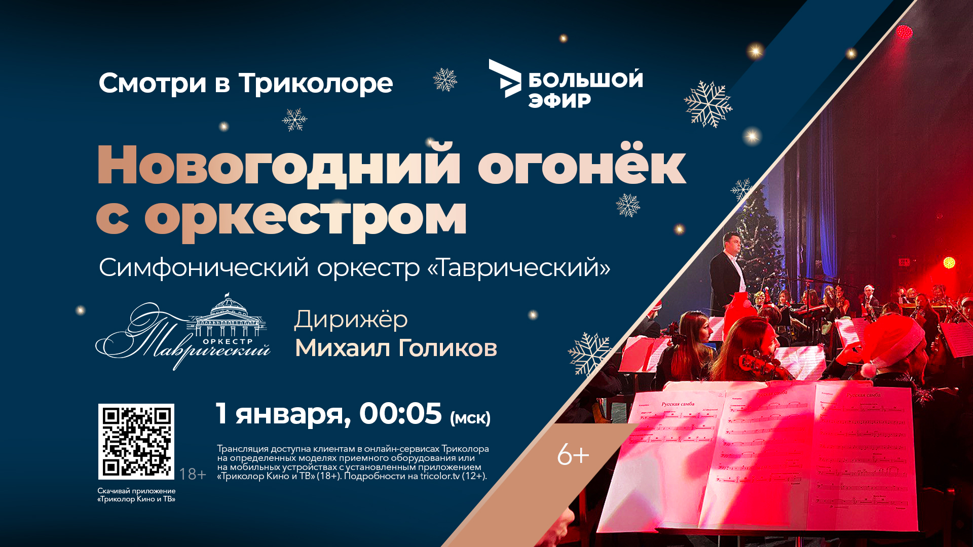 Музыкальная новогодняя ночь 2021 от Триколора