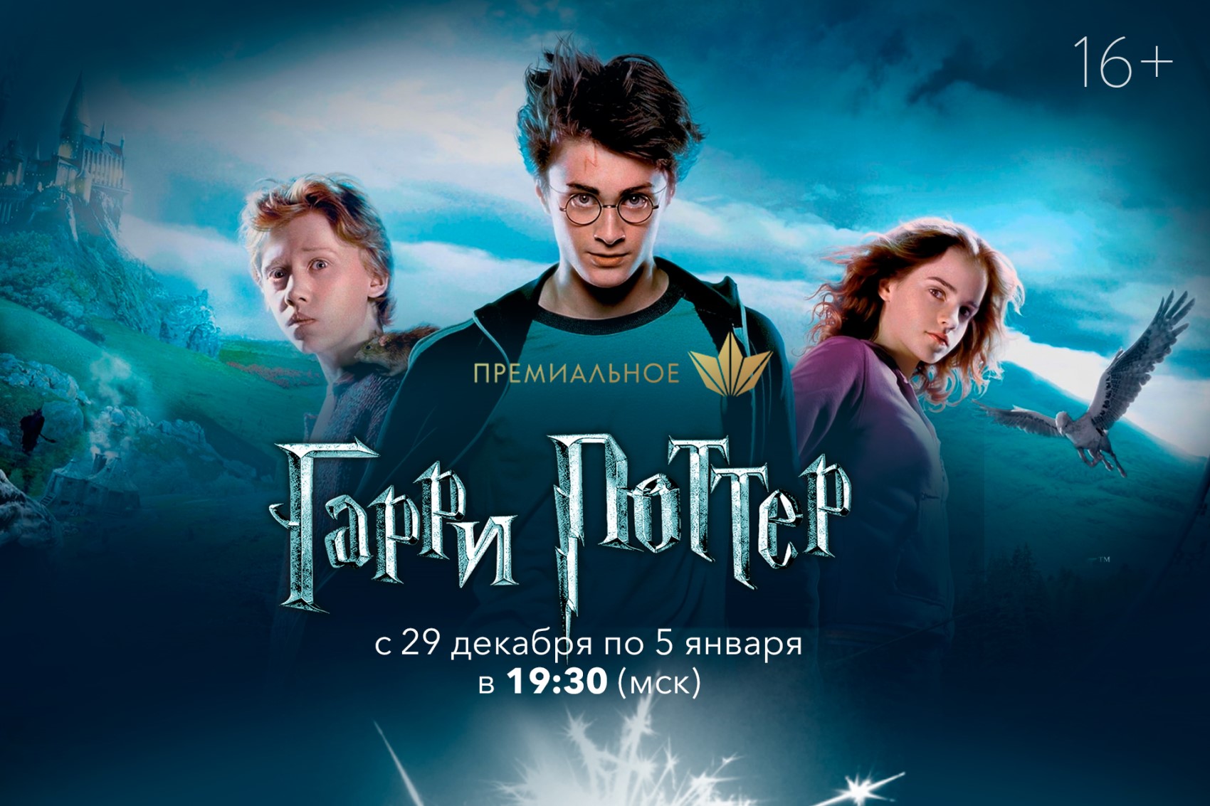 Все фильмы о Гарри Поттере в новогодние праздники 2023